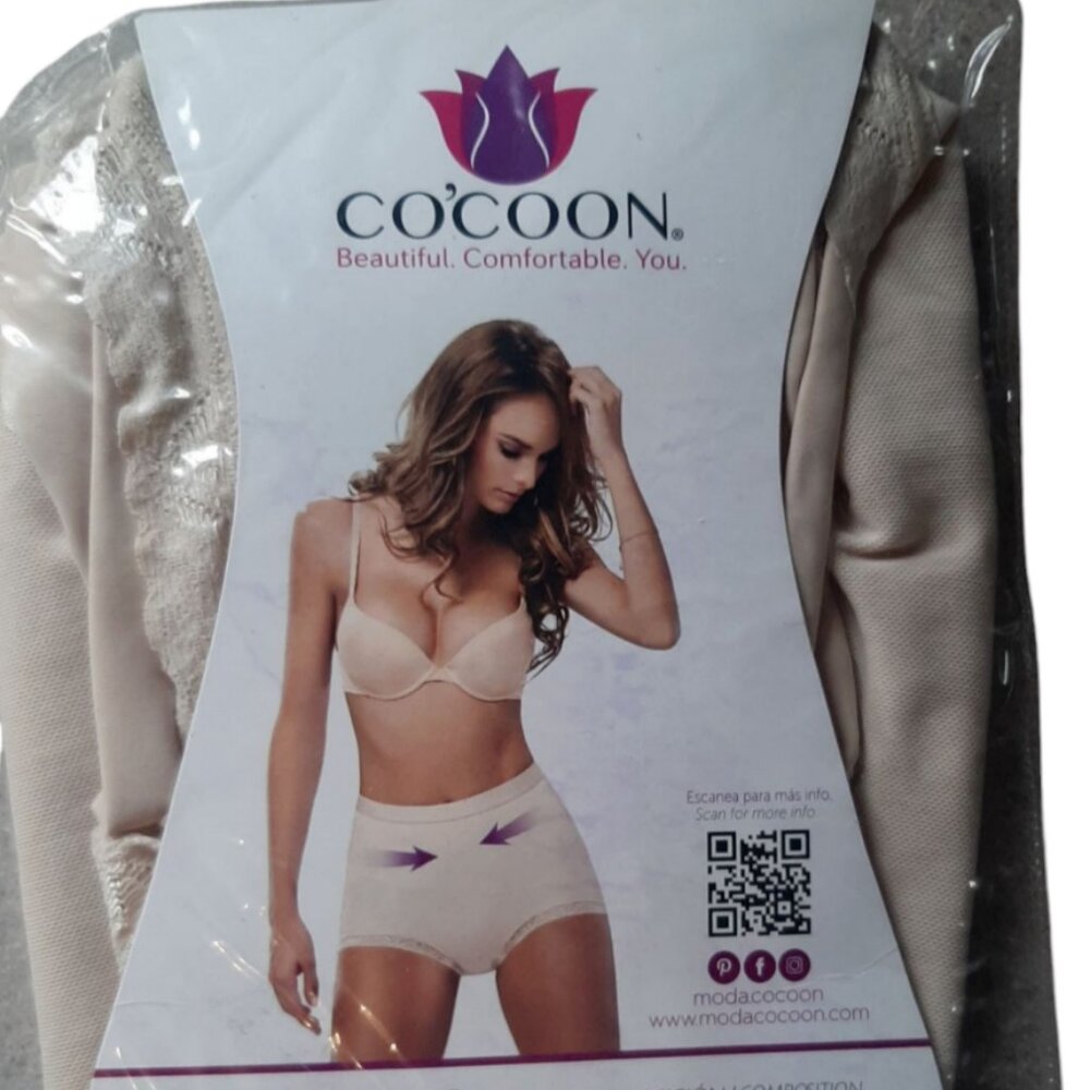 Co'Coon Powernet Buttocks Lifter-Butt Lifter Panty Size 38 Style #2609-Natural
